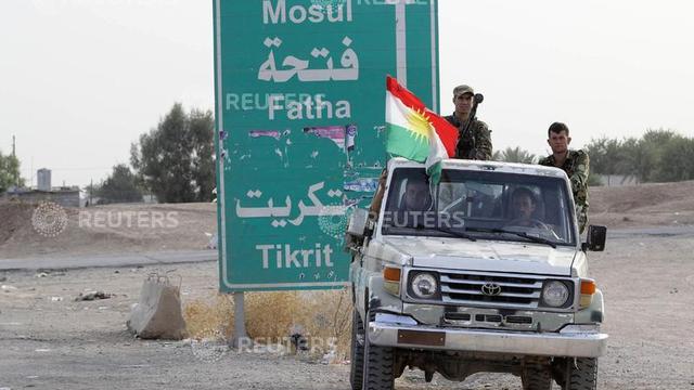 Les combattants kurdes se rapprochent de la ville de Mossoul, toujours aux mains du groupe État islamique. [Ako Rasheed]