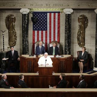 Le pape François est le premier souverain pontife à s'exprimer devant le Congrès américain.