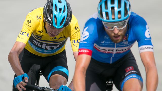 Une étape du Critérium du Dauphiné était passée par Finhaut en 2014. [Keystone - Etienne Bornet]