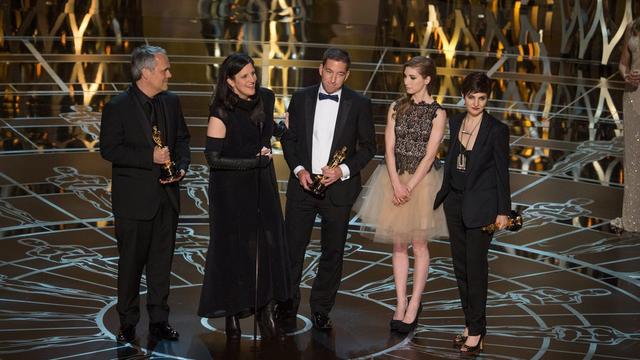 Le film de Laura Poitras "Citizenfour" avait reçu l'Oscar du meilleur documentaire. [EPA/Keystone - Mark Suban]