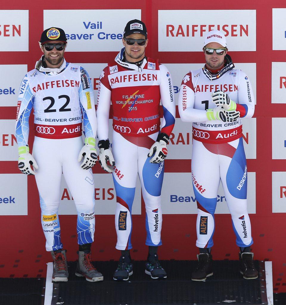 Küng et Feuz décrochent leur première médaille dans des Mondiaux [KEYSTONE - George Frey]