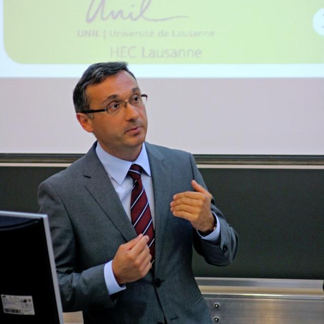 Alain Macaluso, professeur de droit pénal. [UNIL - Yves Burdet]