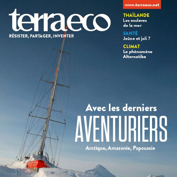 La couverture de "Terra Eco" du mois de septembre 2015. [Terraco.net]