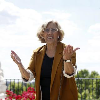 Manuela Carmena, maire de Madrid. [EPA/Keystone - Juan Carlos Hidalgo]