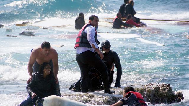 Les migrants rescapés sont dans un état dramatique.