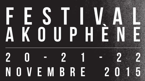 Visuel du Festival Akouphène 2015. [facebook.com/Akouphène-Festival]