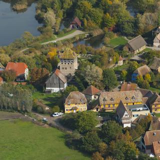 Ungersheim, petite commune alsacienne. [Only France/AFP - Thierry Grun]