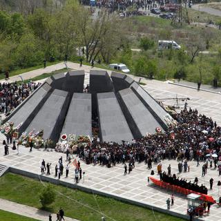 Le mémorial érigé à Yerevan. [EPA/STR/Keystone]
