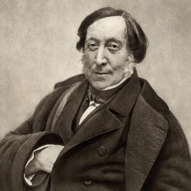 Gioachino (Antonio) Rossini (1792-1868), compositeur italien. [Photo12/AFP - Nadar]