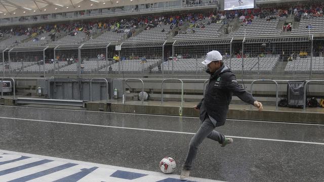 Rosberg a dû trouver une occupation de remplacement pour passer le temps dans le Texas. [Darron Cummings]