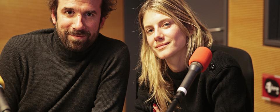 Mélanie Laurent et Cyril Dion présentent leur documentaire, "Demain", dans "Vertigo". [RTS - Marie-Dominique Schenk]