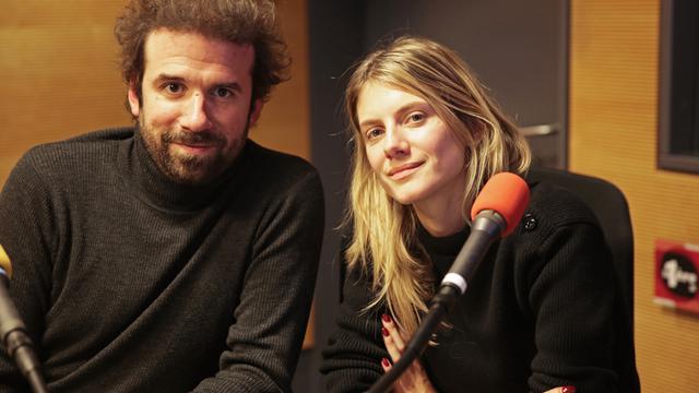 Mélanie Laurent et Cyril Dion présentent leur documentaire, "Demain", dans "Vertigo". [RTS - Marie-Dominique Schenk]