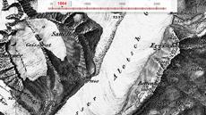 Evolution du glacier d'Aletsch [swisstopo - Butticaz, Eric (RTS)]