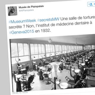 Le musée de Plainpalais à Genève participe à la #MuseumWeek.