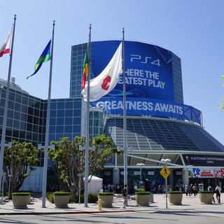 Bannière Sony au salon E3 de Los Angeles. [ESA Entertainment Software Association]
