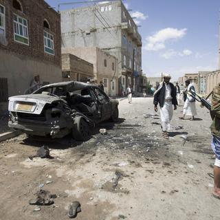 Les attentats ont été commis à l'intérieur et l'extérieur des lieux de culte du centre de Sanaa. [AP/Keystone - Hani Mohammed]