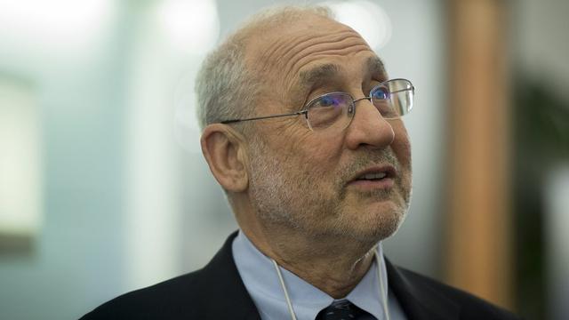Joseph Stiglitz, prix Nobel d’économie et professeur d’économie à l'Université de Columbia, à New York. [Jean-Christophe Bott]