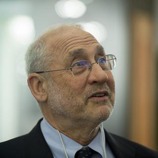 Joseph Stiglitz, prix Nobel d’économie et professeur d’économie à l'Université de Columbia, à New York. [Jean-Christophe Bott]