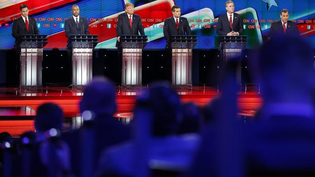 Le débat des candidats républicains à la Maison Blanche a été dominé par les questions de sécurité nationale. [John Locher]