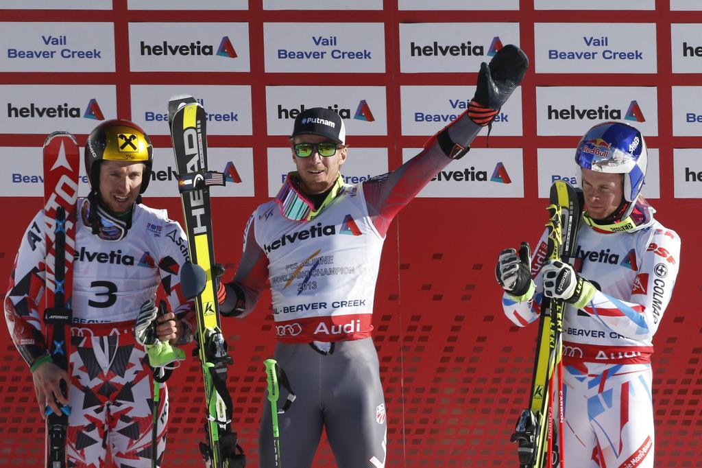 Marcel Hirscher et Ted Ligety auront marqué ces Mondiaux de leur empreinte. [KEYSTONE - Brennan Linsley]