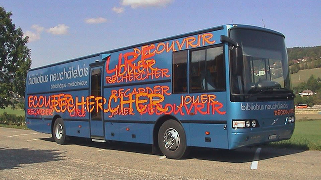 L'avenir du bibliobus neuchâtelois serait compromis sans subvention cantonale. [bibliobus-ne.ch]