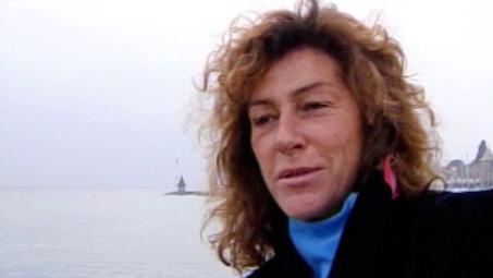 La navigatrice française Florence Arthaud sur les bords du Léman en 2005 [RTS]