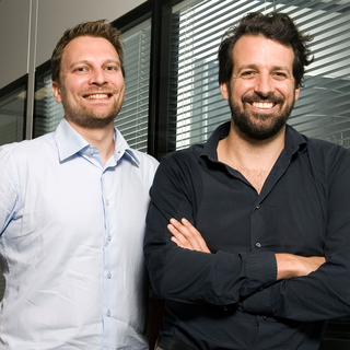 Yann Tissot et Simon Rivier, fondateurs de L.E.S.S. SA, qui trône au sommet du classement des 100 meilleures startups suisses. [less-sa.com]