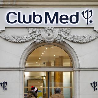 Une agence de voyage parisienne du Club Med. [Charles Platiau]