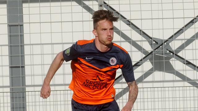 Wüthrich a disputé plusieurs matches avec la réserve de Montpellier (ici face à Marignane le 14 mars). [Crédit photo MHSC]