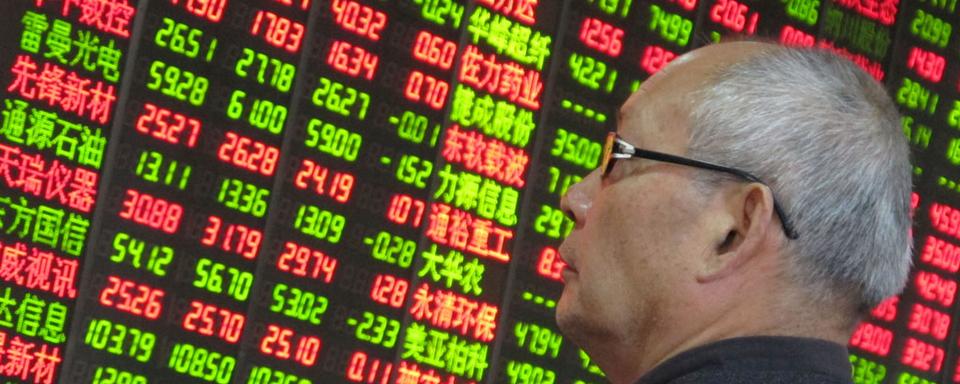 Les bourses asiatiques plongent, notamment en raison de la crise grecque. [Imaginechina/AFP - Chen kang]