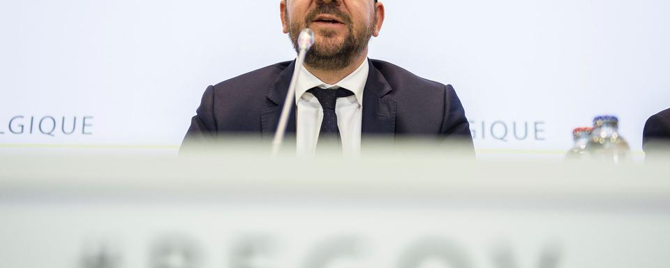 Le Premier ministre belge Charles Michel admet des points faibles dans la surveillance. [Belga Photo/AFP - Laurie Dieffembacq]