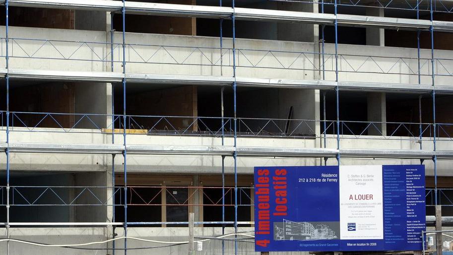 2014 est une année record pour les constructions de logements d'utilité publique à Genève, mais le rythme de construction reste trop faible. [Keystone - Salvatore Di Nolfi]