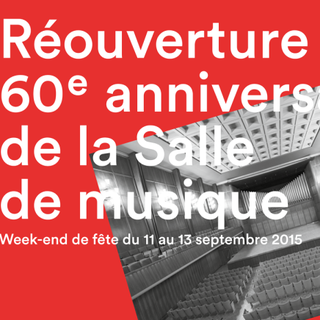 Affiche du 60e anniversaire de la Salle de musique de La Chaux-de-Fonds. [tpr.ch]