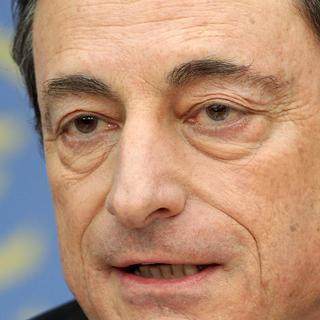 Mario Draghi, président de la Banque centrale européenne. [AFP - Daniel Roland]