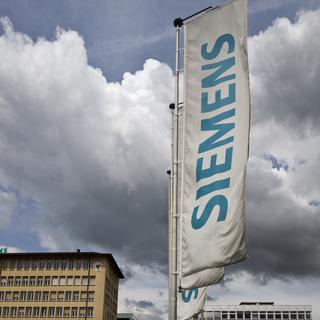 Le logo de Siemens. [Gaetan Bally]