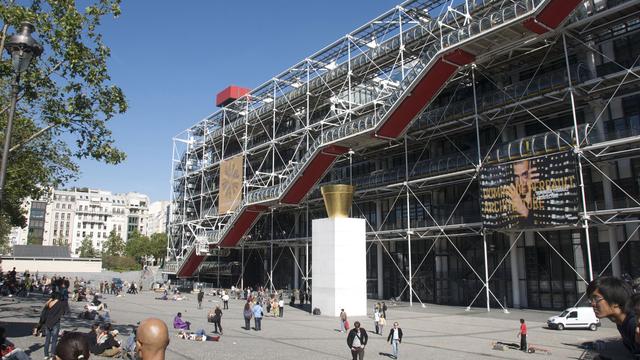 Le centre Pompidou à Paris. [Jaubert/ONLY FRANCE]