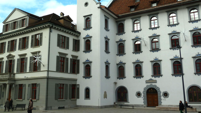 Le Rathaus de Saint-Gall. [Thibaut Kahlbacher]