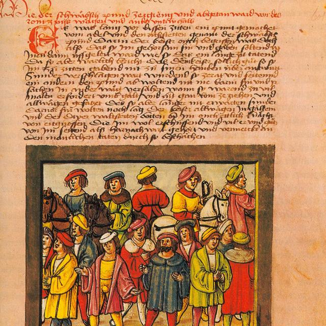 Une chronique illustrée de Diebold Schilling le Jeune, 1508. [DP]