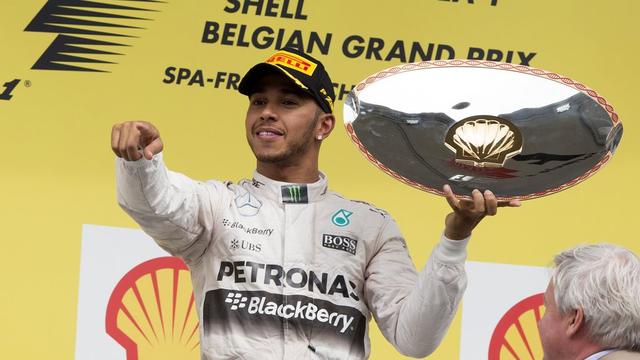 Lewis Hamilton conforte sa place de leader des pilotes au classement grâce à ce succès. [Valdrin Xhemaj]