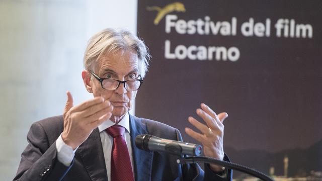 Marco Solari, président du Festival du film de Locarno. [key - Marcel Bieri]