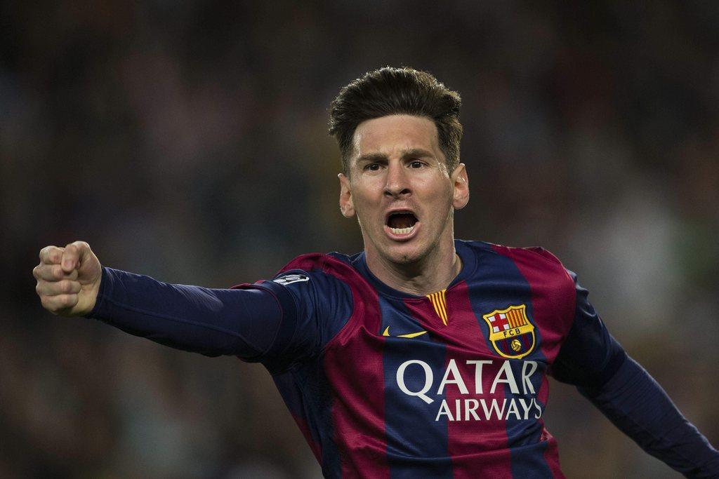 Messi aura à coeur de consolider sa première place au classement des buteurs cette saison en C1 (10 buts). [KEYSTONE - Alejandro Garcia]