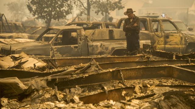 Le Valley Fire a provoqué de nombreux dégâts dans la ville de Middletown.