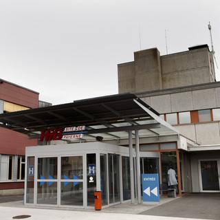 L'Hôpital intercantonal de la Broye est réparti sur deux sites, à Payerne et Estavayer-le-Lac. [Salvatore Di Nolfi]