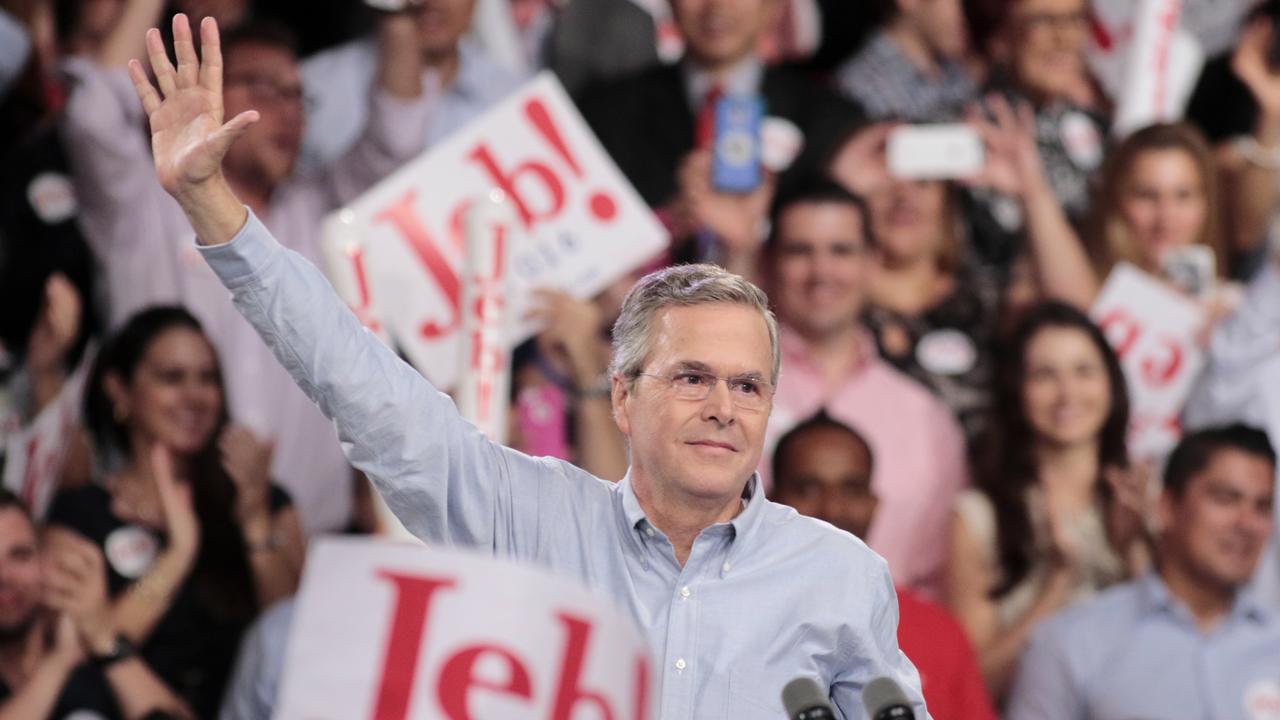 Jeb Bush devra convaincre la base de son parti qu'il est des leurs. [Carlo Allegri]