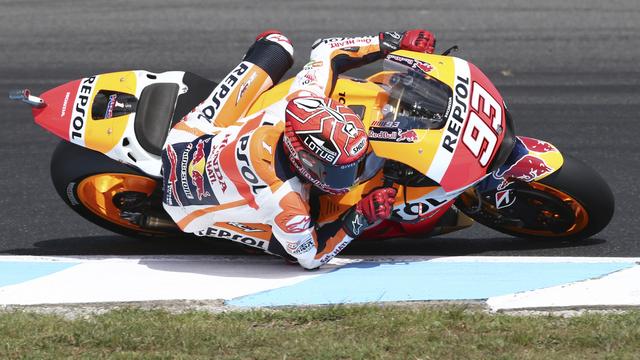 Troisième au championnat du monde, Marquez partira en pole à Phillip Island. [Keystone - Rob Griffith]