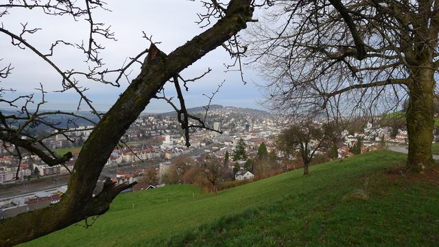 Vue plongeante sur St Gall. [Virginie Brawand]