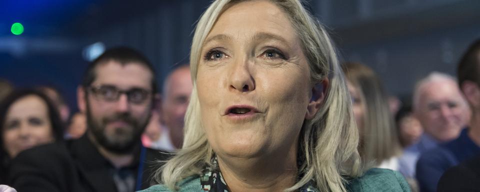 Marine Le Pen lors de l'université d'été du Front national le 5 septembre 2015. [Citizenside / AFP - Frédéric Seguran]