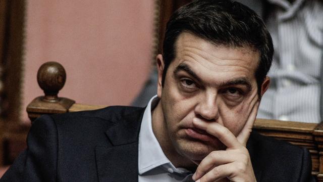 Le Premier ministre grec Alexis Tsipras. [SOOC / AFP - Dimitri Messinis]
