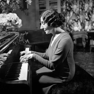 La claveciniste polonaise Wanda Landowska en juillet 1936. [AFP - LIPNITZKI / ROGER-VIOLLET / ROGER-VIOLLET]