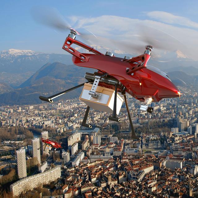 Drones et sécurité, quels sont les risques? [Fotolia - Stéphane Masclaux]